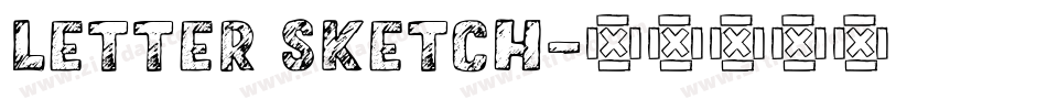 Letter Sketch字体转换